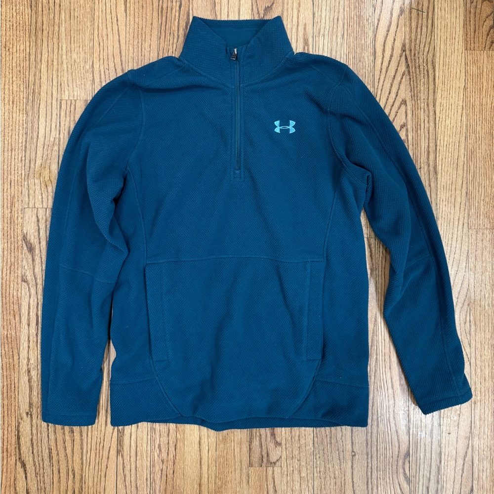 Men’s Under Armour Blue Quarter-Zip Pullover Small